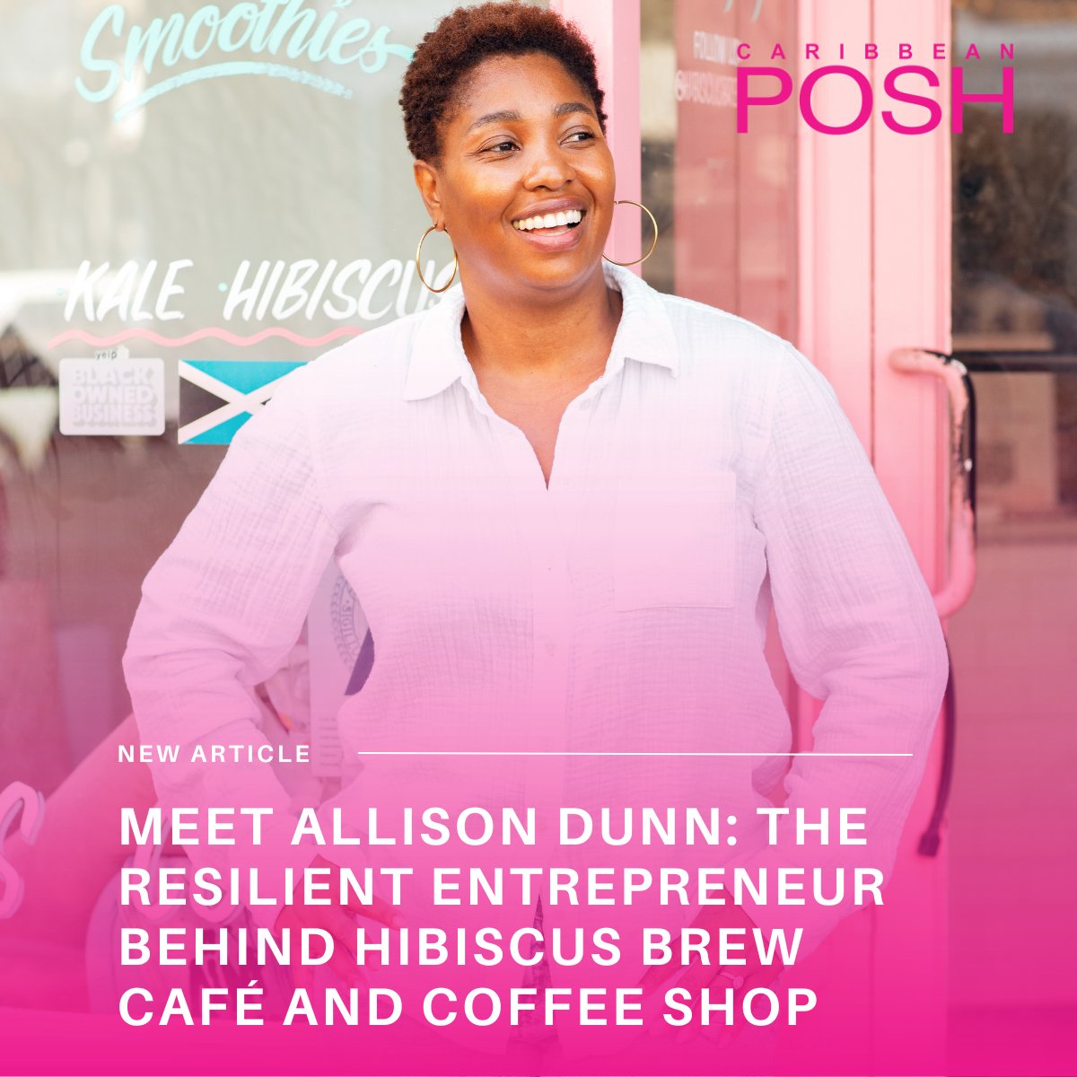 In the midst of the global pandemic, when businesses were shutting down and uncertainty loomed over the economy — Jamaican-born, Allison Dunn emerged as a beacon of resilience and determination. As the owner of Hibiscus Brew Cafe and Coffee Shop

ow.ly/MYG250QovUi