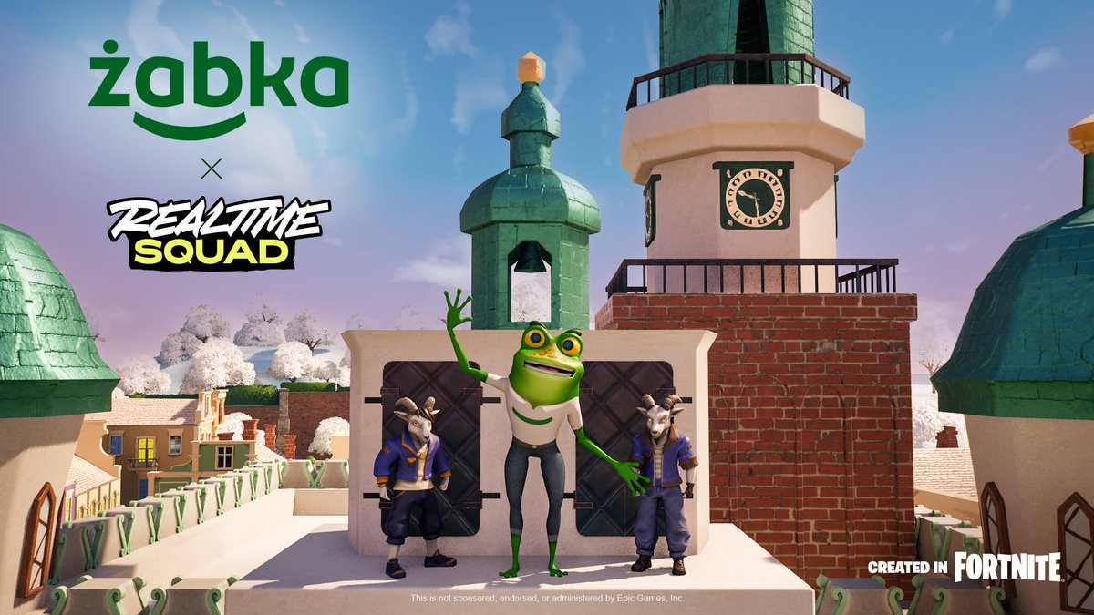ZabkaPolska's tweet photo. Żabka w #Fortnite dzięki współpracy z poznańską ekipą #RealTimeSquad, która przeniosła stolicę Wielkopolski do gry. 🐸 Sprawdźcie specjalną mapę StoryHunt: Poznań i wypatrujcie konkursu Żabki, który startuje 12.01. Dla najlepszych nagroda – #żappsy. Kod mapy: 6595-6730-8240 https://t.co/7EVasuo6ly