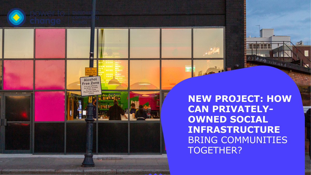 powertochange_'s tweet photo. BLOG✍️ | We think of social infrastructure as spaces that bring communities together. @ailbhe_mcnabola &amp; @jesscraig07 exlain why our new project with @BennettInst will look at how the private sector can do this too 👇https://t.co/ZIifplyGic https://t.co/11z02EVuAu