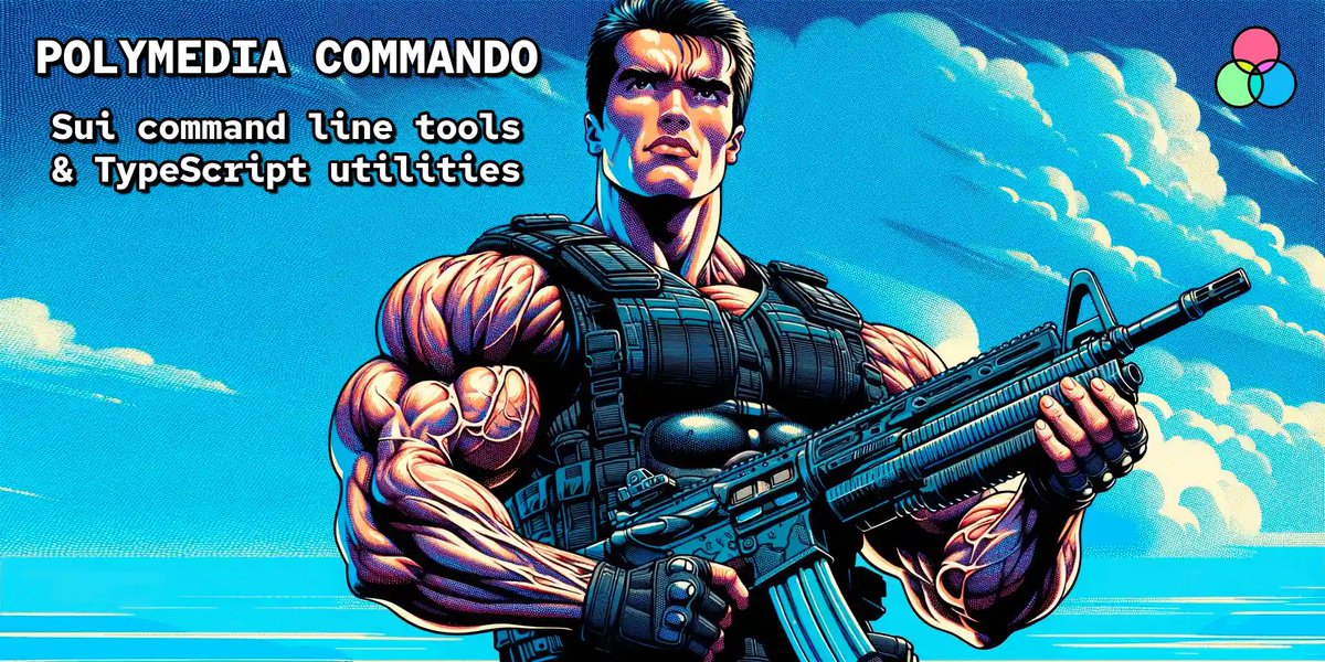 🪖 POLYMEDIA COMMANDO 🪖 Sui command line tools and TypeScript utilities for airdrops, data gathering, and more. Tools include: - Send coins to many addresses - Find NFT holders - Find Coin holders Docs and code: github.com/juzybits/polym…