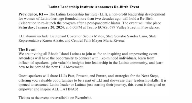 IanDon's tweet photo. The return of the Latino Leadership Institute https://t.co/rY8fgtf1q8