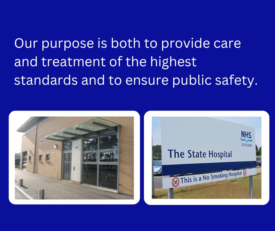 The State Hospital is one of four high secure hospitals in the UK providing a national service for patients from Scotland and Northern Ireland.