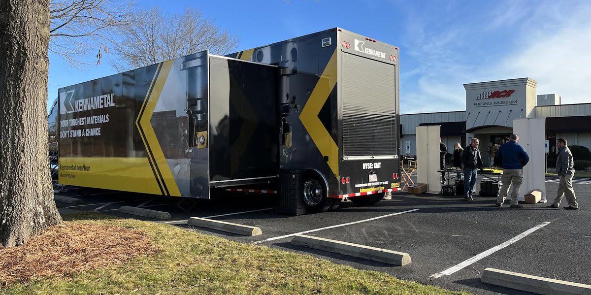 We’re 20 minutes away from the kickoff of our #KennametalTour across the U.S.!

We’re stoked to start the journey with long-time customer <a href="/RCRracing/">RCR</a> in North Carolina. Head over to Instagram (okt.to/br2gOM) for live updates!

#NASCAR #TeamRCR #MetalCutting