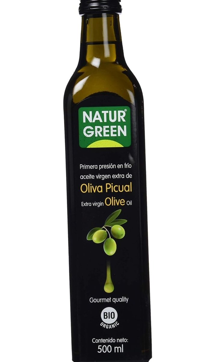 dacotero's tweet photo. @naturgreen_ 

Buenas.

He visto su aceite de oliva picual bio organic.

En ninguna parte de la etiqueta frontal pone el origen.

Tampoco entre la maraña de letras de la trasera.

Y en su web mucho menos.

¿Debo entender que es un aceite de oliva picual de origen desconocido? https://t.co/gZXw1ScjsT