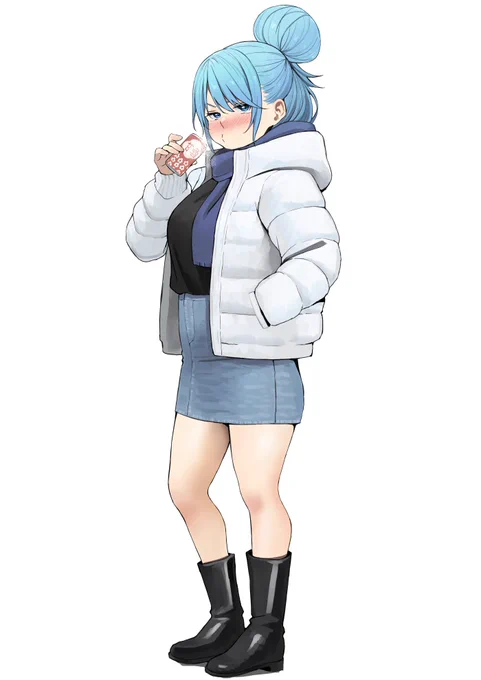 『フン!おみくじなんてあてになんないわよ。』 
