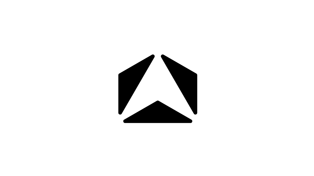 iox's tweet photo. House and up arrow logo, built with 3 equal triangles. https://t.co/LhB12LENHL