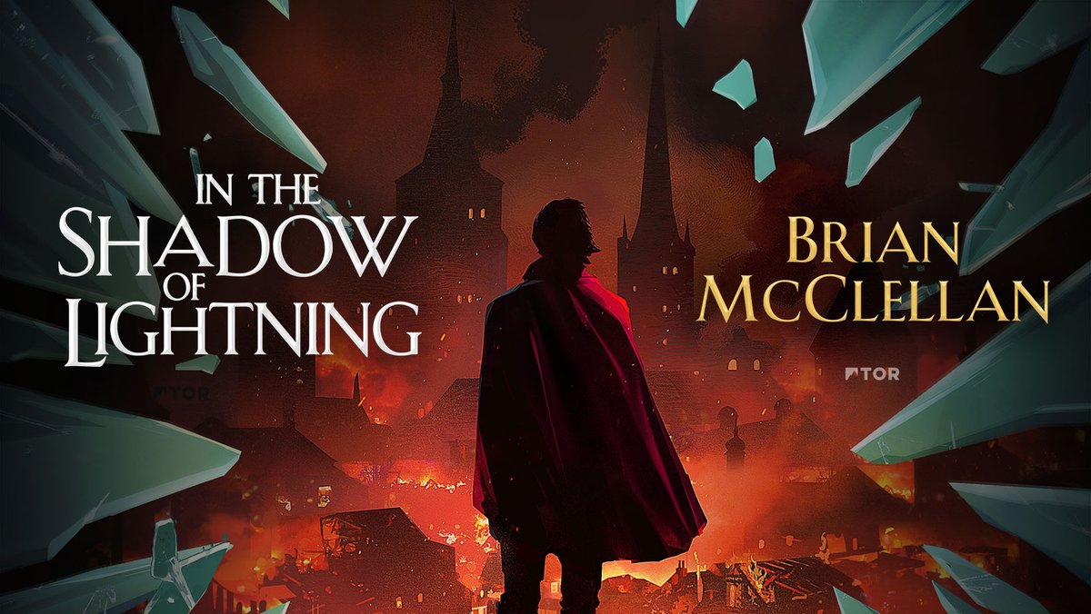 Time to dive into the amazing <a href="/BrianTMcClellan/">Brian McClellan</a> "In the Shadow of Lightning", the first book of the Glass Immortals series. I ADORED the Powder Mage series, so I can't wait to see what this brings ✨📚 #CurrentlyReading #BrianMcClellan #GlassImmortals #FantasyFiction