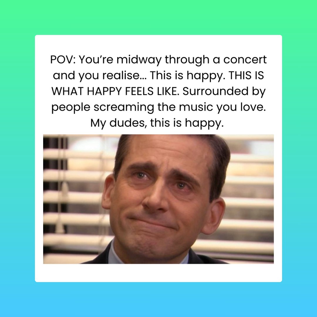 Name a better feeling... you can't 🥹🎶