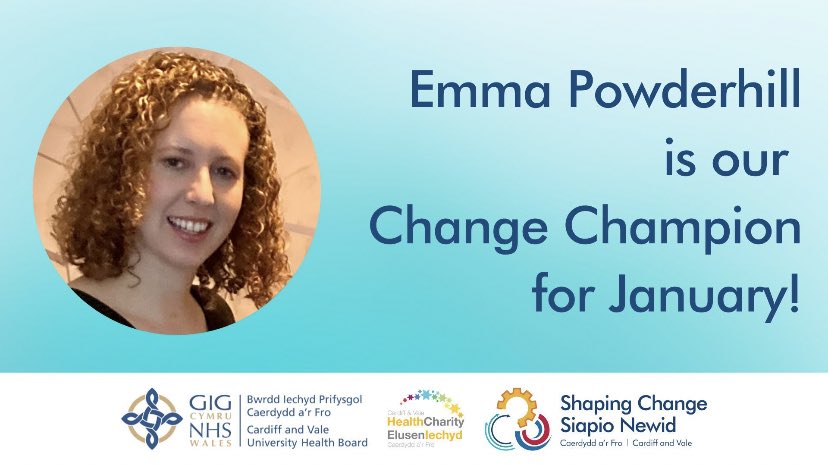 ShapingChangeCV's tweet photo. January’s #ChangeChampion Winner is @EmmaPowderhill🎉 

We want to celebrate the work of those at @CV_UHB who are making waves in quality improvement. 

Congratulations Emma! 💪 https://t.co/6EGOoYteFO