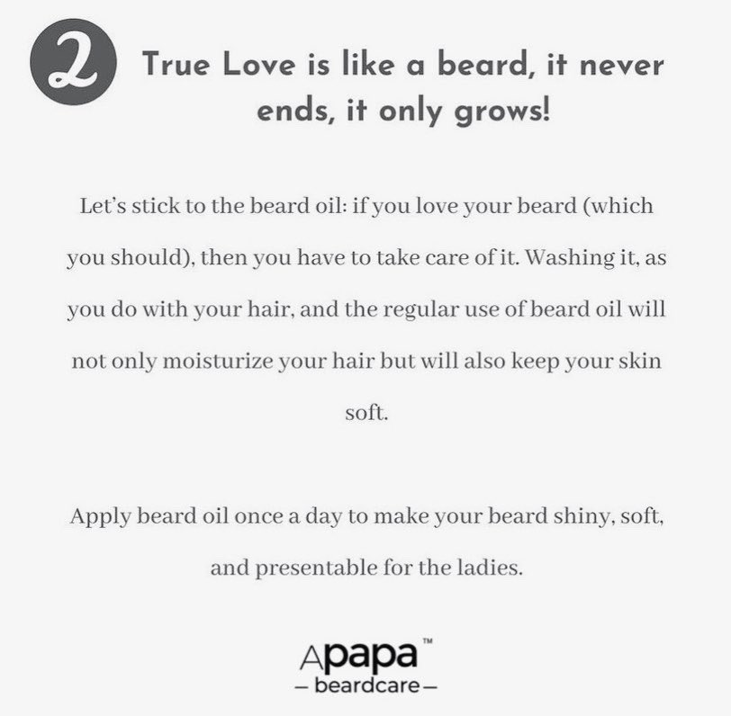 (1) 
With great beards comes great responsibility. Here are some tips to see you through the year
#Apapabeardclub #ABC #beardcare #beardtips #beardgrowth #beardserum #beardgroomingtips #beardcareproducts