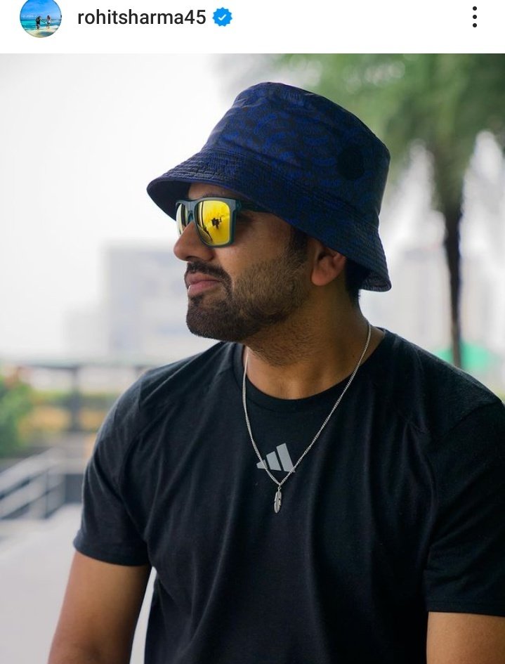 SPORTYVISHAL's tweet photo. Latest Insta post 📸 of Indian Captain Rohit Sharma with new look.

Caption - "In 2024, we have our own reasons". https://t.co/TwIYyUtOgj
