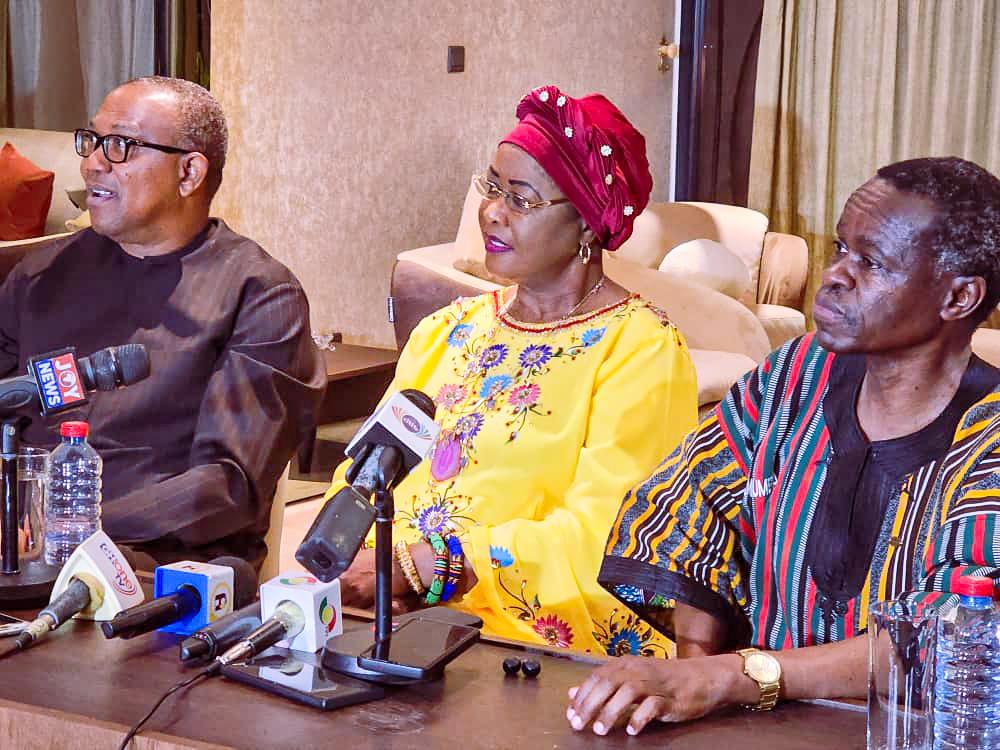 PeterObi's tweet photo. Yesterday, I joined other notable and respected African voices like Prof P. L. O Lumumba from Kenya, Dr. Arikana from Zimbabwe, and a host of others, at The Convention tagged 'Igniting The Voices of Africa,' organized by New Africa Foundation, in Accra, Ghana. https://t.co/TqWudbVByB