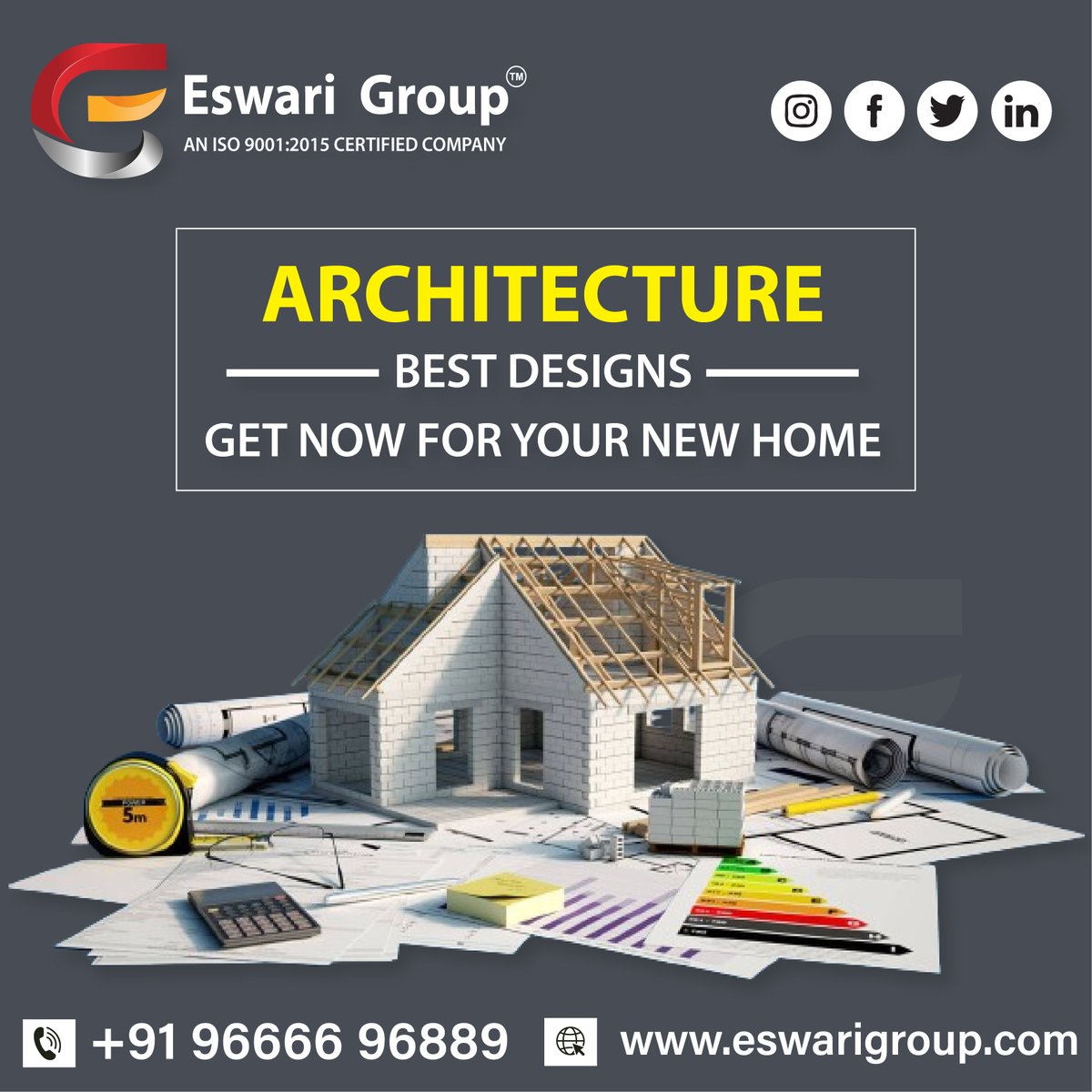 eswari_group's tweet photo. #ESWARIGROUP planning and designing is the first step to the #projectconstruction from inception to completion with a #newdesign. Our #architects Which will help your project to design and bring a unique experience to your home.
Phone: 9666696889
Website:https://t.co/l5MHttk4yV https://t.co/L6uKCb83xh