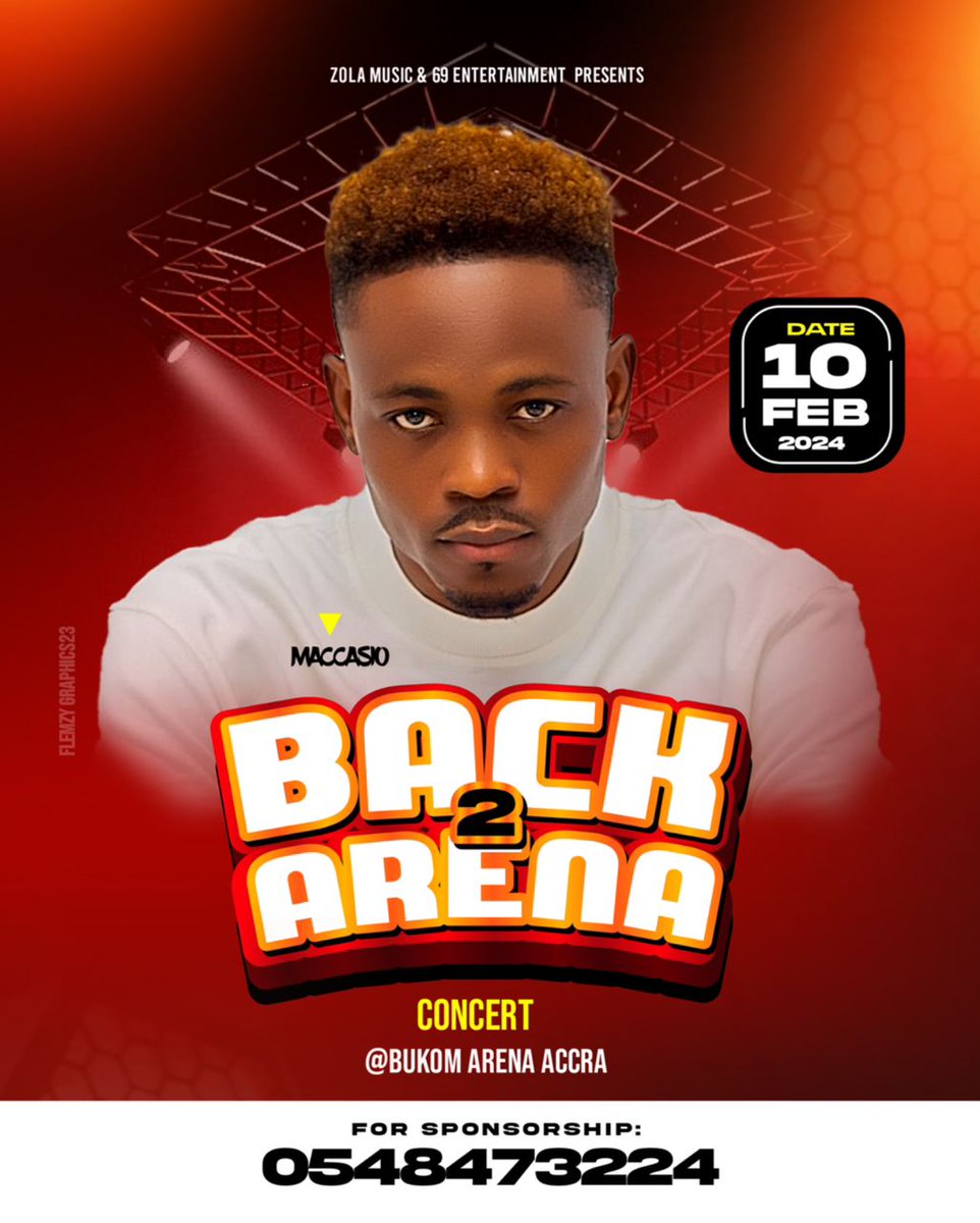 Nakohabila_'s tweet photo. Am pleased to announce to you that @maccasio1 accra show date has been scheduled,on the 10th Of February 2024 at the bokum arena..🙌❤️ #Back2Arena #Maccasio
#cookathonbyfaila #failacookathon https://t.co/rW4OKUUYmU