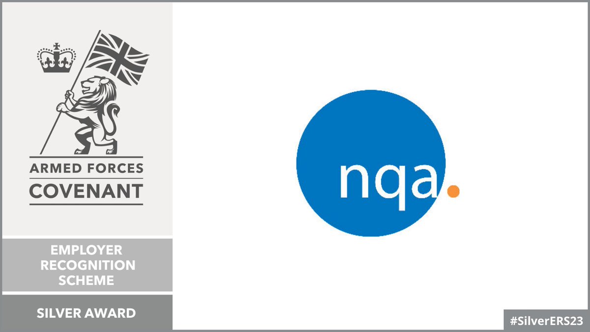 Congratulations to global certification body NQA on successfully revalidating their ERS Silver Award in 2023! Thank you for your ongoing support of Defence and the Armed Forces community! #SilverERS23 @NQAGlobal @LieutenantBeds @7thRats @DRM_Support