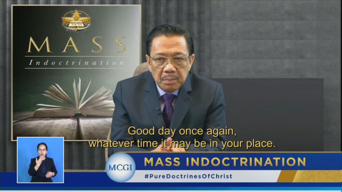 WensLazaro's tweet photo. Let us continue learning the pure doctrines of the Lord Jesus Christ thru the MCGI Mass Indoctrination Day 6 
with Brother Eli Soriano and BrotherDaniel Razon
January 8, 2024

The Why of Praying
#PureDoctrinesOfChrist 
#GlobalPrayerForHumanity https://t.co/RGE1hED33h