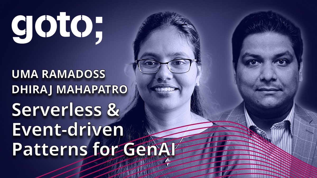 Can GenAI revolutionize app development? Unlock insights on event-driven patterns for swift, scalable solutions with Uma Ramadoss and @dhirajmahapatro . Watch on YouTube. Share your thoughts!
youtu.be/dzW3-Mol1yo?li…
#eventdrivenarchitecture #Serverless #GenAI