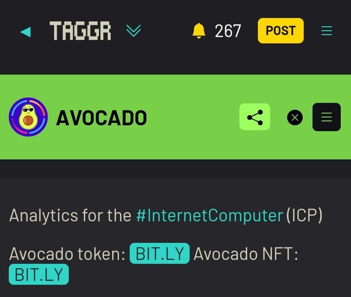 OUDenis1's tweet photo. $AVCD Now on... $TAGGR💻 A Web3 content creation and publishing app on  the Internet Computer.

$AVCD TO THE MOON 💻🖥️🚀🚀🚀🚀🚀🚀

#Taggr #AVCD #ICP #Web3 #AfricanGang #AVOCADIANS

https://t.co/GEiniZI2g9 https://t.co/gfzxNNY3qA