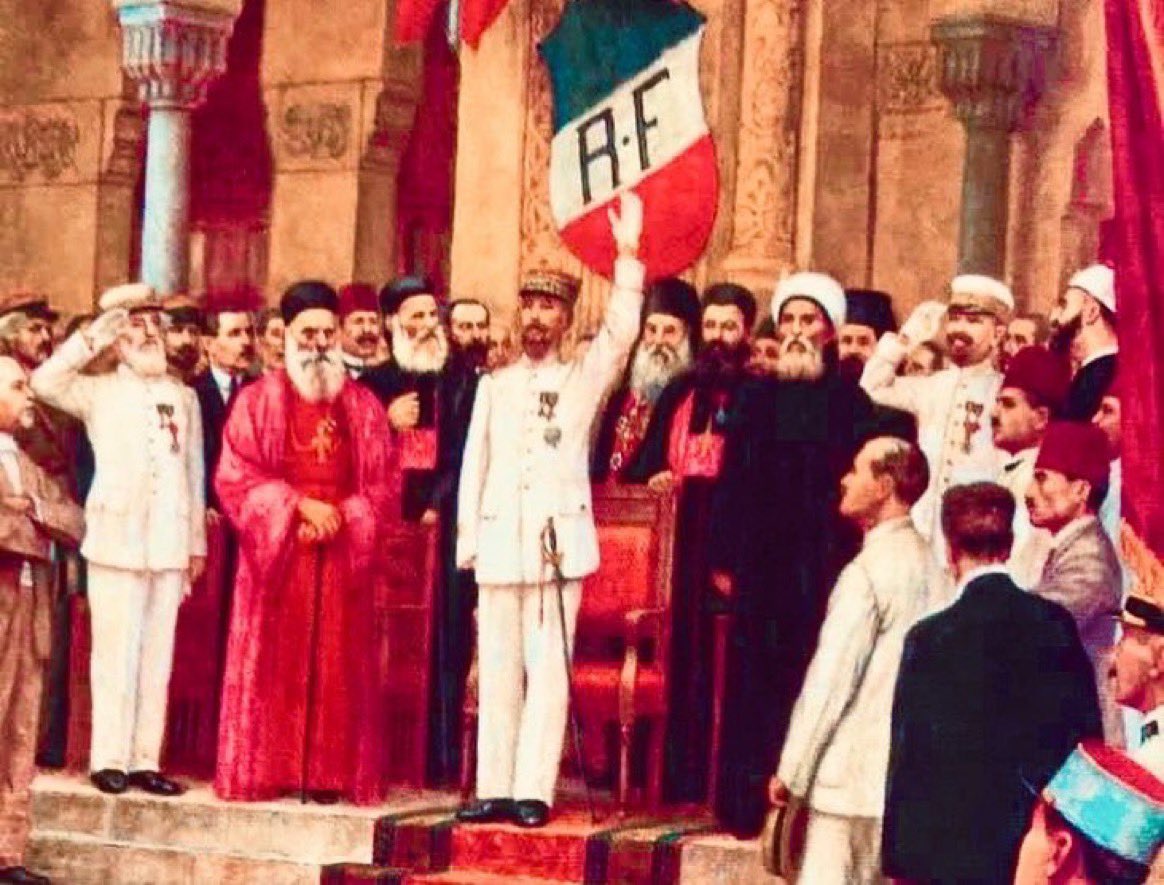 EddeRoger's tweet photo. As they rejected under the pressure of the #Jesuits on the #Vatican the offer of the Alawites to convert to Maronity and be added to #GreaterLebanon in 1920-22 when the #FrenchMandate wanted to federate the #AlawiteState with %Aleppo and #Damascus states !

That would have saved #LewaaIskandaroun 
from being annexed to #Turkey in 1937. 

The #MaronitePatriarch shouldn’t have allowed the Vatican to dictate its decision. 

I am certain that The next Patriarch ARIDA would have accepted the Alawites offer regardless of the #Vatican opposition !

Patriarch ARIDA was committed 
to the absolute sovereignty of The #MaroniteNation  and its #Church as was #EmileEddé