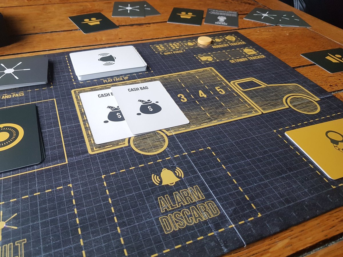 They Arrived in the UK!! :D Thank you <a href="/lonelyherogames/">Lonely Hero Games</a> <3 Loving the new art edition and smaller box!  Hope to continue to spread the word out on your amazing gem of a game! #BankHeist #BoardGameLife