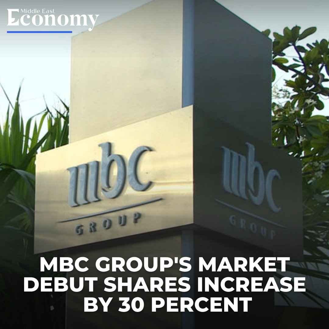 Economy_ME's tweet photo. MBC Group, Saudi media giant, surged 30% on its debut on the Saudi Tadawul exchange, marking a major milestone for the kingdom's entertainment industry.
#MBCGroup #MarketShares #MediaGroup https://t.co/WFm2RKzzve