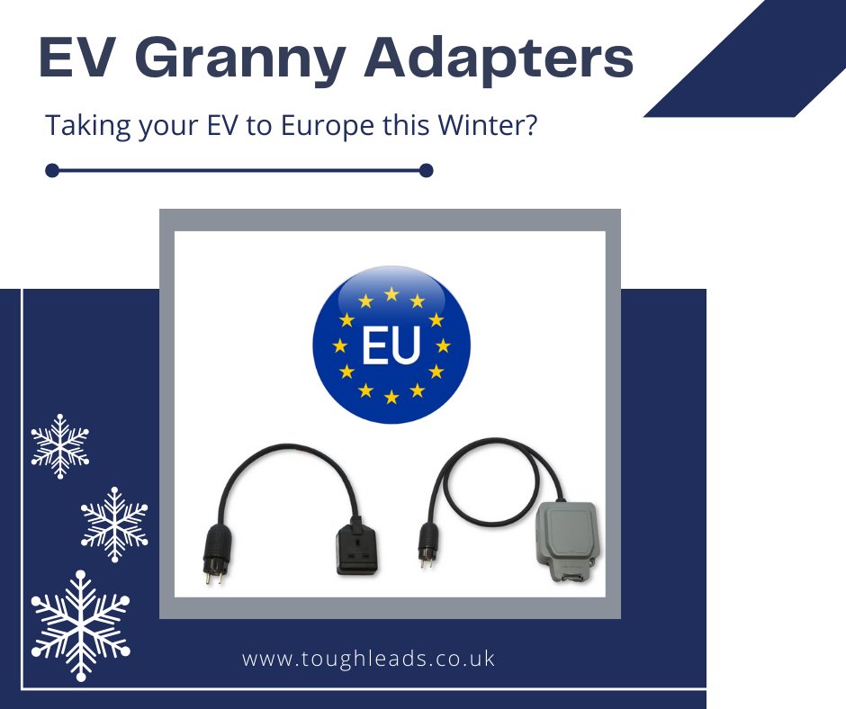Planning on taking your EV to Europe this winter?

Don’t forget an EV granny charger adaptor!

toughleads.co.uk/collections/ev…
