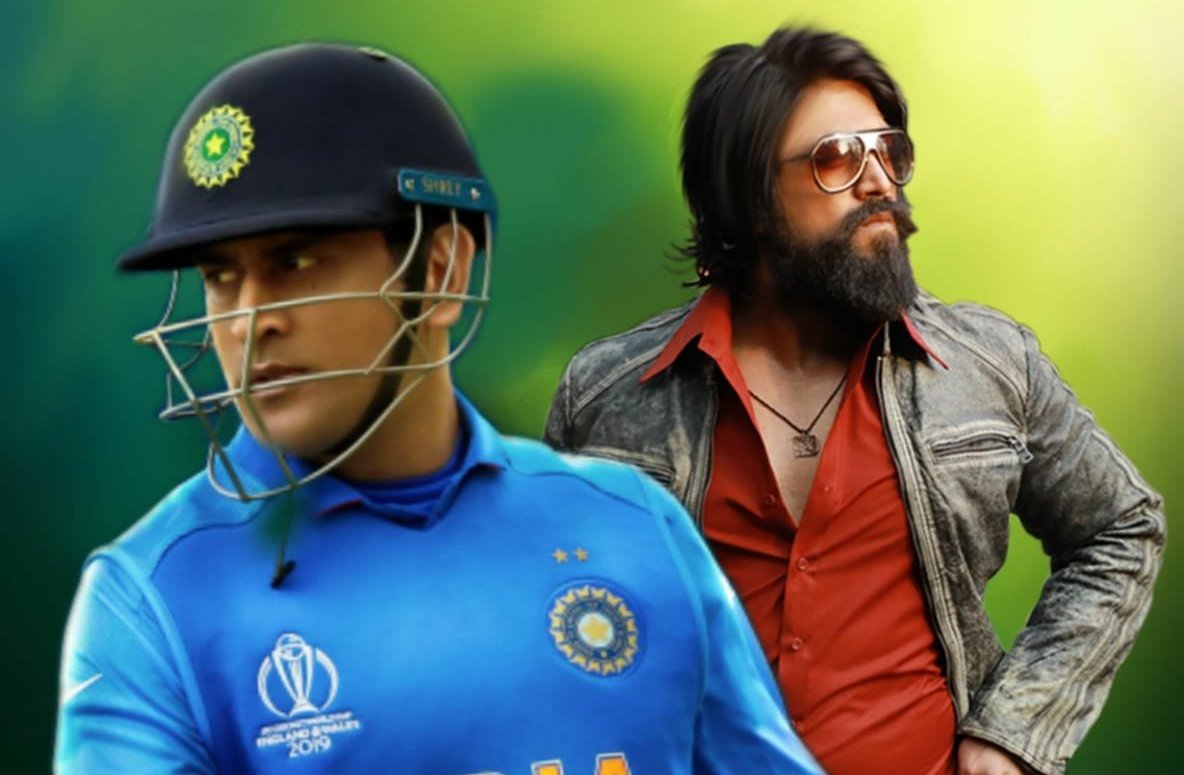 Birthday wishes to ROCKY BHAI of Sandalwood @TheNameIsYash on behalf of ROCKY BHAI of cricket @msdhoni fans 😎🔥 Best wishes for #ToxicTheMovie and other future endeavours ❤️ #HappyBirthdayYash #WhistlePodu