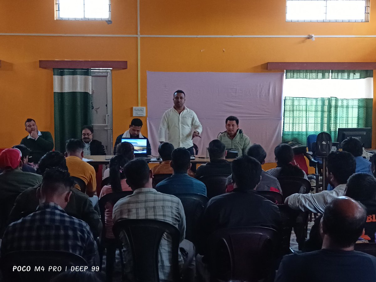 birjyoti's tweet photo. A Traning Awareness of #CMAAA Scheme Uploading Module for Candidate's by BJYM Baksa District 2day at DICC official Mushalpur. #viksitbharat #ViksitBharatAmbassador @himantabiswa @Bhabesh_KalitaR @BaksaDistrict @BimalBorah119 @BJP4Assam @bodoland_bjp @cscbaksa @BJYMAssamPrdsh https://t.co/pljvo6YoyG