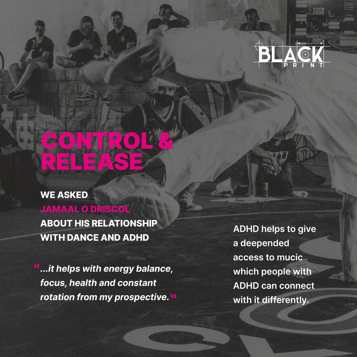 weareblackprint's tweet photo. ADHD + DANCE 😵‍💫

A match made in heaven or a hinderance? 🤹🏾

Dealing with ADHD in dance varies from person to person, whether it be providing focus, or creating a sense of chaos that can actually serve the dancer more!

#Adhd #blackdancers #adhdawareness https://t.co/OUMUlLsENu