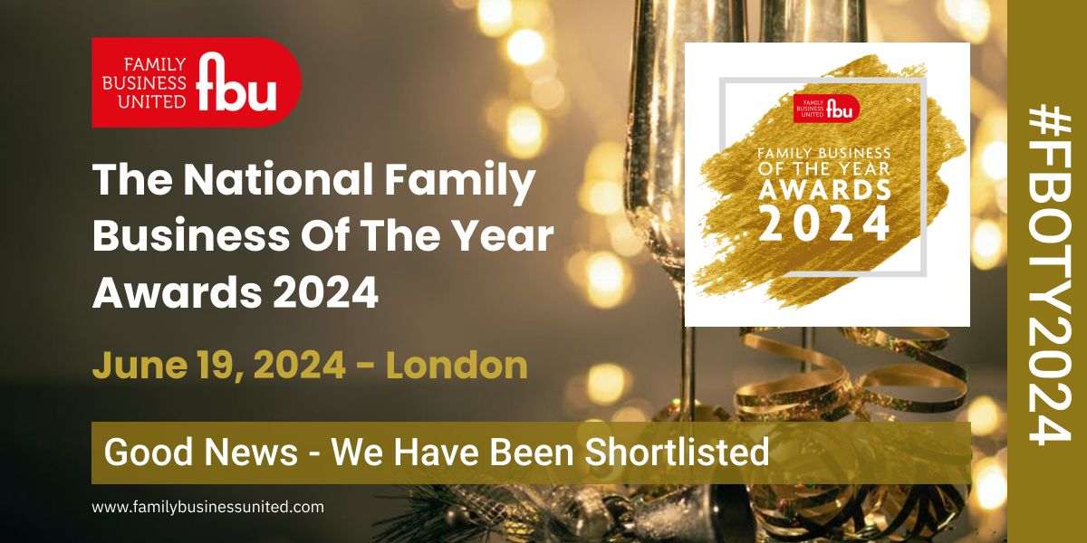 MABON Design and Print Ltd have been shortlisted in the Family Business of the Year Awards 2024! We are delighted to be named alongside leading UK family businesses. Being in only the 3rd year of our journey makes it so special for us to receive this recognition. #FBOTY2024