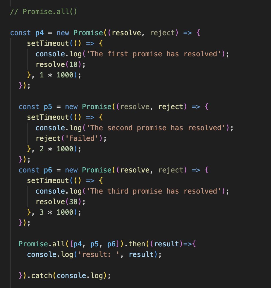 NeelamLatwal's tweet photo. 🚀 Day 17 of #100DaysOfCode: Explored JavaScript's async world today! Learned about Promises, #PromiseAll to resolve multiple promises, #PromiseAny to resolve one, and simplified async operations using #async/#await. 
#javascript  #ES6 #CodingJourney #WebDevelopment https://t.co/edTDIHGcKX