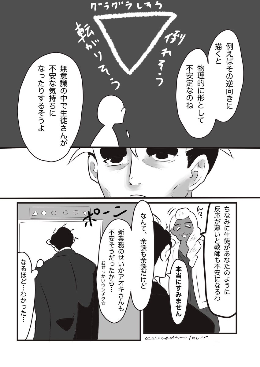 三角形とアオチリ(付き合ってない)

ぼくに教えてくれたのは高校の数学の先生です。数学で思いやりを少し学びました。
公式とかは全部忘れました。 