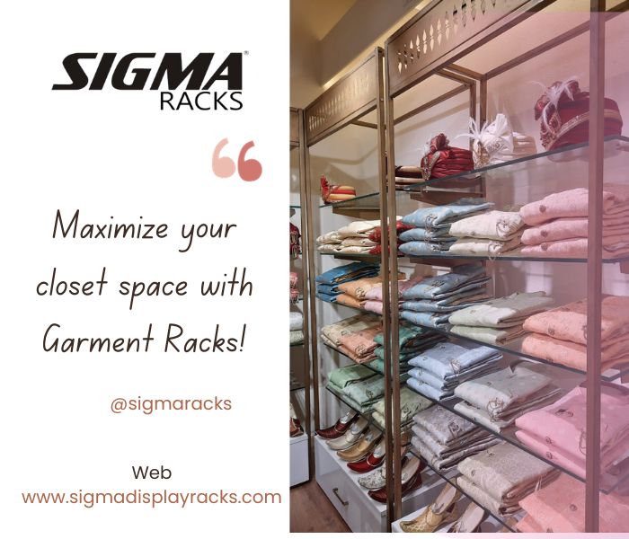 sigmaracks's tweet photo. @sigmaracks 
Maximize your closet space with Garment Racks!
see more... https://t.co/AyUw74msQ0
#modernrack #manufacturer #Bangalore #TamilNadu #displayrack #KiaraAdvani #garmentstore #interiordesign #interiorstyle #storage #storedisplay #display #shelves https://t.co/CZyc9sDKRK