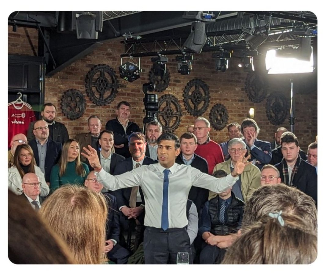 FGroundsman's tweet photo. So privileged to have the opportunity to listen to the King that is PM Rushi in Lancashire today. Thank you @ASFCofficial for making my dream come true so early in 2024. #SeedsAndSand #NorthWestTory #FACup #PrawnSandwich https://t.co/PDubOeRCWf