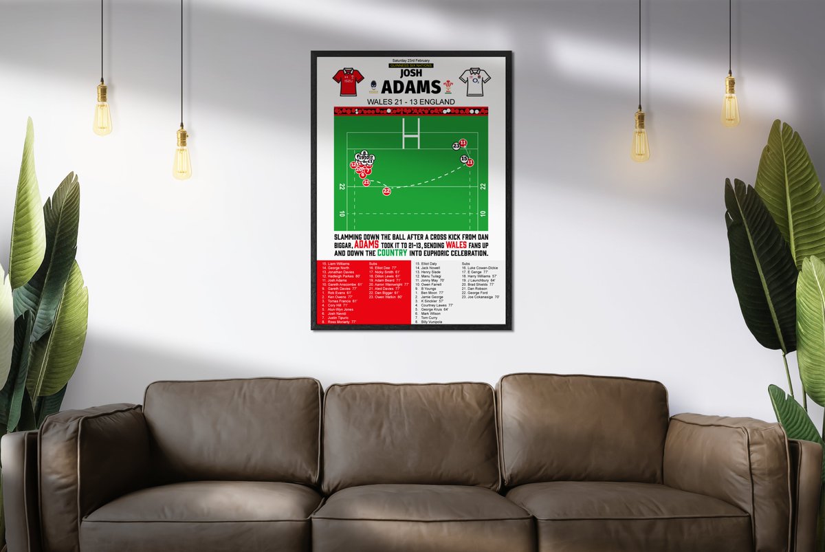 WAWSPORT (@wawsportprints) on Twitter photo Get an awesome Josh Adams 2nd try v England print here #wales #cymru #digitalprints etsy.com/uk/listing/163β¦ Get an awesome Josh Adams 2nd try v England print here #wales #cymru #digitalprints etsy.com/uk/listing/163β¦