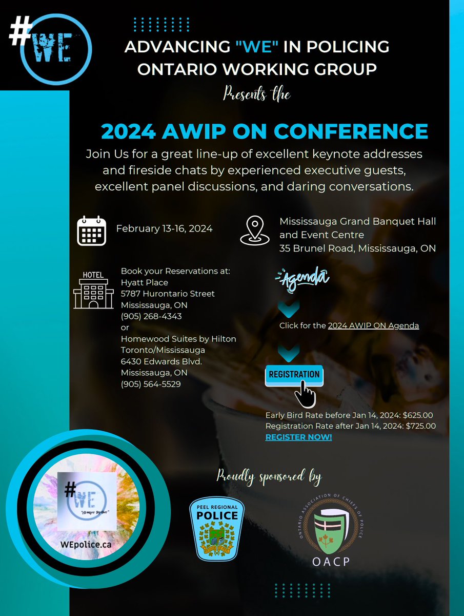 awip_on's tweet image. Hot off the press! 
Day one agenda for our 2024 AWIP ON conference. 
Not to be missed!
Feb 13-Feb 16 (details in flyer)
You can register for the full conference or individual days
#AWIP #Leadership