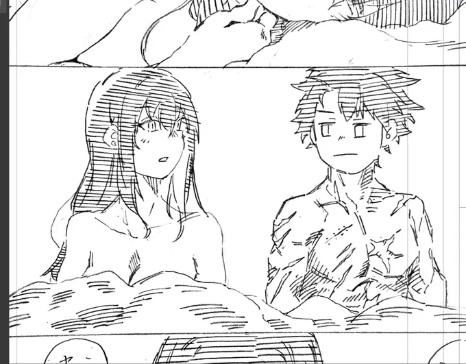 コメントで居酒屋の作品は続き描いてるんですか?って聞かれたので…

はい。描いてます。むせる。 