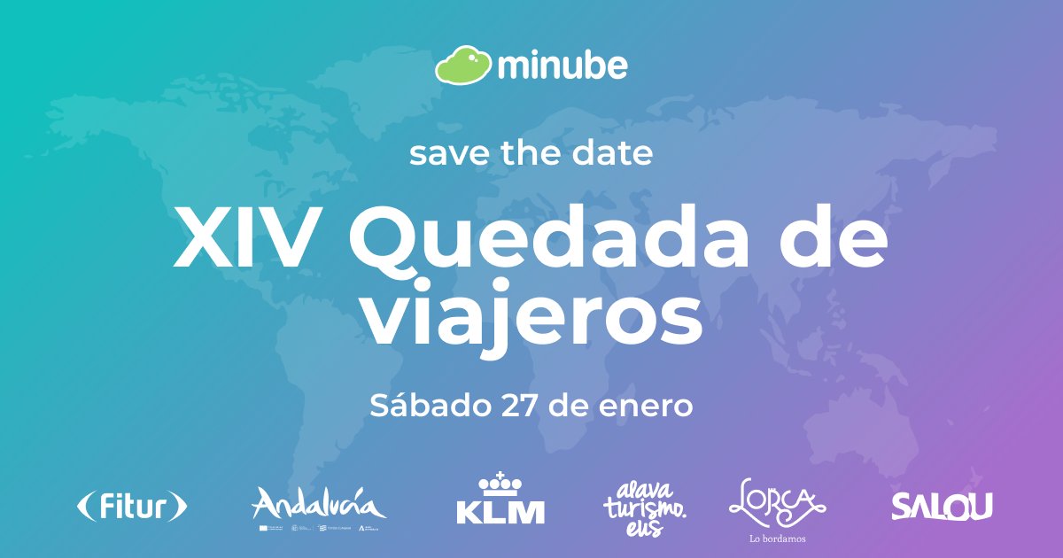 VUELVE LA QUEDADA VIAJERA 🤩

En los próximos días iremos desvelando las sorpresas de este año y te contaremos cómo conseguir entradas. Mientras tanto, no nos pierdas de vista porque se vienen muchas cositas 😉

#Quedadaminube