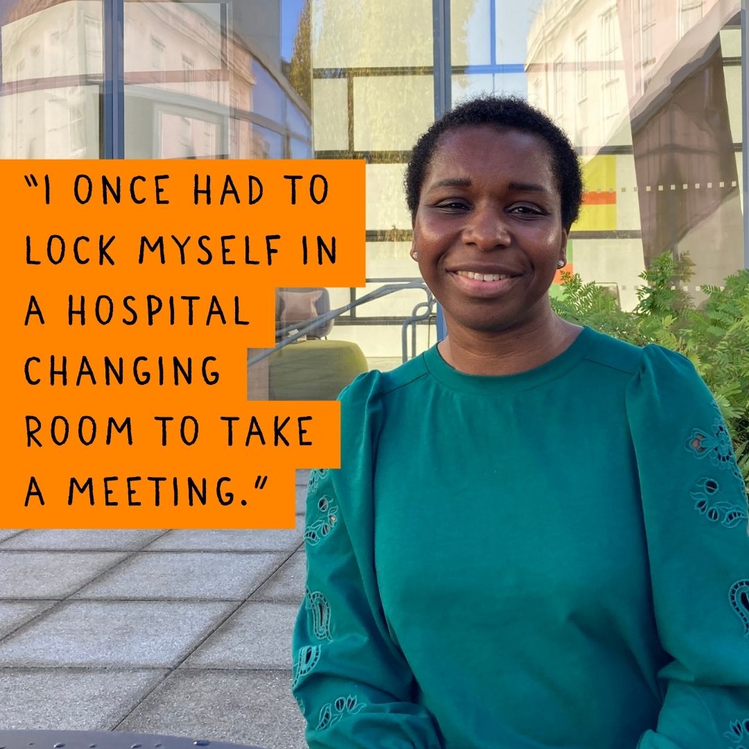 “I thought I’d be able to carry on working through my treatment. Appointments would overrun, meetings needed to be moved. I once had to lock myself in a hospital changing room to take a meeting. This helped me make the decision not to work through my cancer treatment."