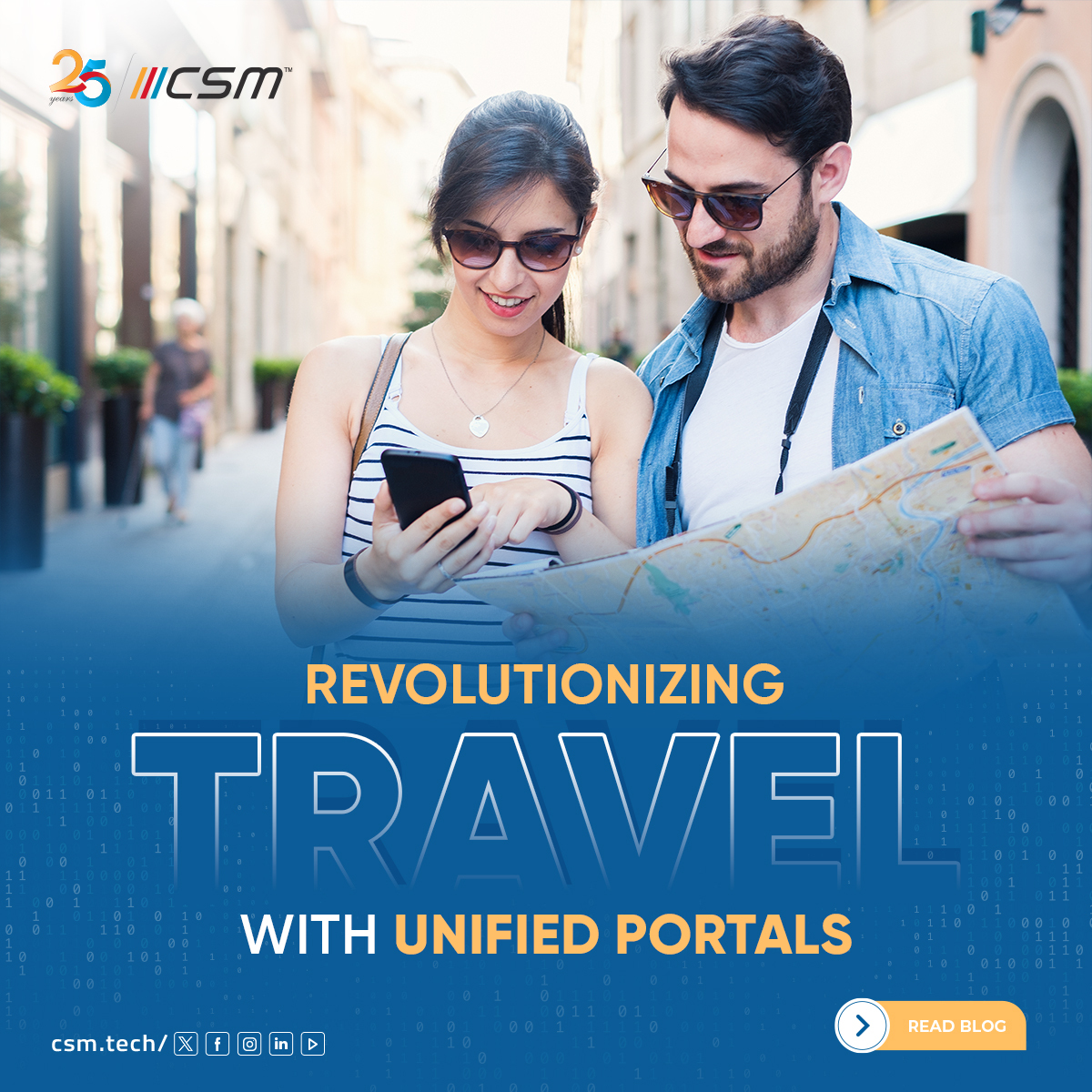 Our unified travel portal crafts bespoke adventures for the refined traveler. Customize, explore, and experience the extraordinary.  

👉Read Blog: bit.ly/3Hbqbik 

#CSMTech #Tourism #SmartTourism #DigitalExploration
