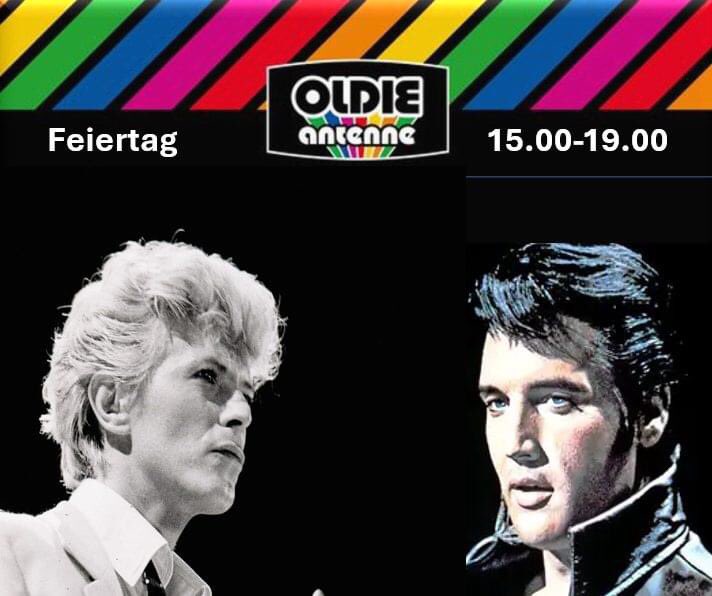 viktor_worms's tweet photo. 2 Gute Gründe zu feiern! Der King startete vor 70 Jahren seine Karriere und Bowie wird 77!  Wir hören uns über DAB plus und die Oldie Antenne-App! #oldieantenne https://t.co/EObR6e8imC