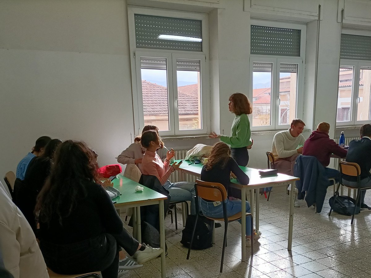 Claudia Collacciani (@claudia_collac) on Twitter photo Right after the Christmas break, I'm back to class too!
Today I'm in Liceo Classico Torlonia in Avezzano (my hometown🏠), talking about the <a href="/Abstraction_ERC/">Abstraction Project ERC-StG</a> project and playing Word Ladders with students 📚
#wordladders #linguistics #language #languagegame Right after the Christmas break, I'm back to class too!
Today I'm in Liceo Classico Torlonia in Avezzano (my hometown🏠), talking about the <a href="/Abstraction_ERC/">Abstraction Project ERC-StG</a> project and playing Word Ladders with students 📚
#wordladders #linguistics #language #languagegame