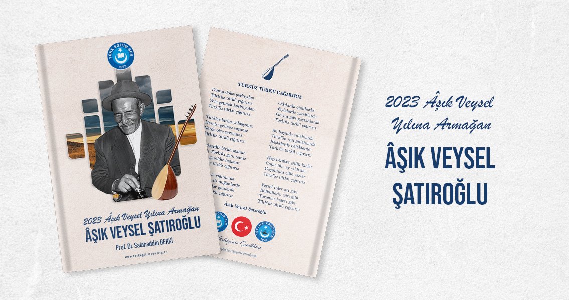 sedat_dursunn's tweet photo. Türk Eğitim Sen'den 2023 Aşık Veysel Yılına armağan edilen eseri Bingöl Ülkü Ocakları Kütüphanemiz için Başkanımız Sn @BurlukkaraOsman bey'e hediye ettim. https://t.co/uxI7Aj1mJP
