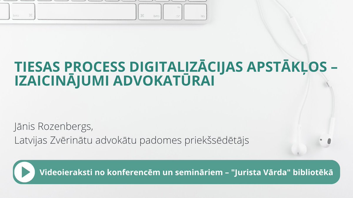 Digitālās ragaviņas – vai nu apgūsti digitālās tehnoloģijas, vai nu Tev šai profesijā vairs nav vietas. 👉Jānis Rozenbergs par to, kādi izaicinājumi ir advokatūrai digitalizācijas apstākļos, un kā tos risināt: juristavards.lv/biblioteka/284… 
Video avots: <a href="/tiesuadm/">TA</a>