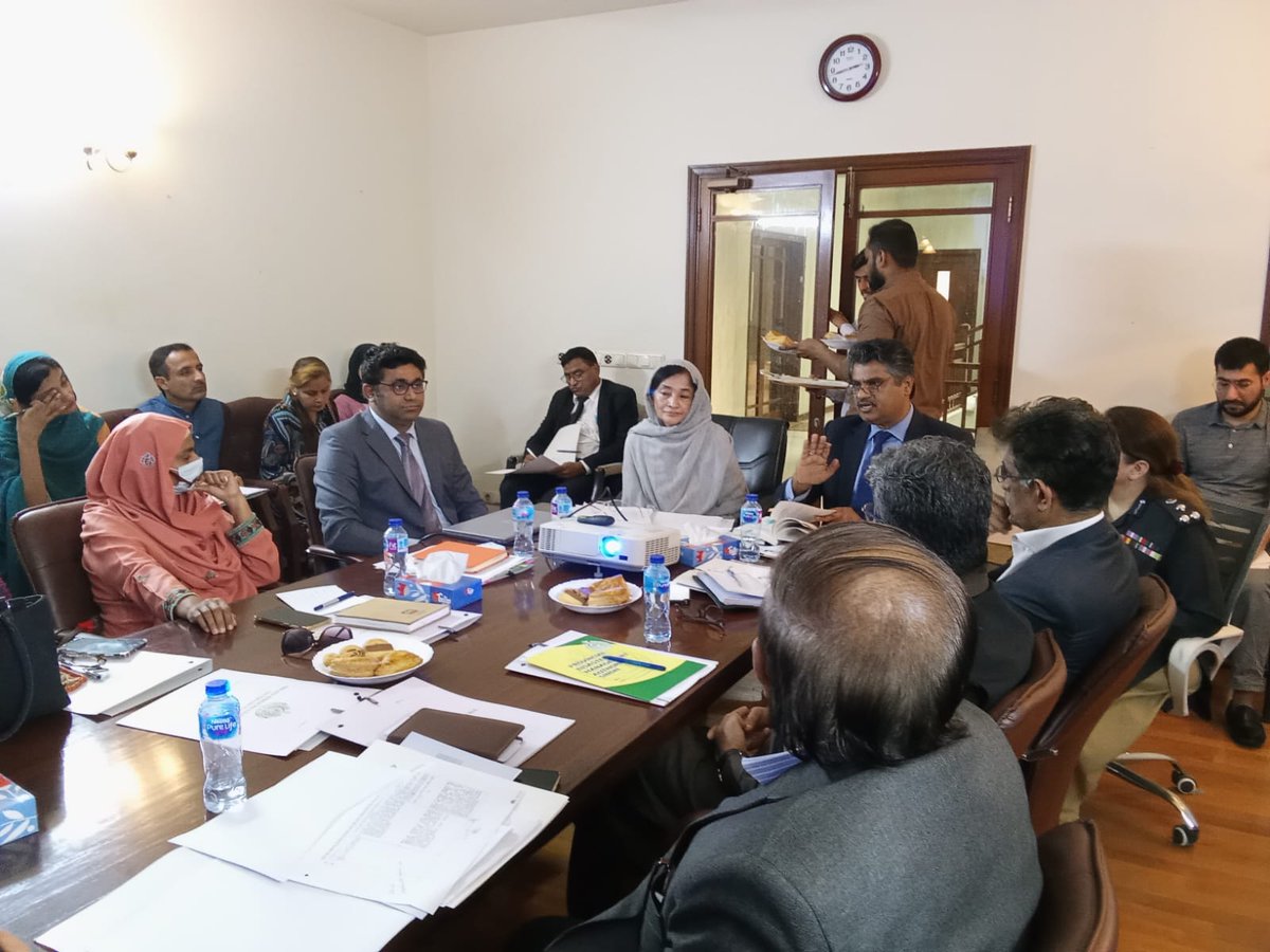 HumanRightsGovt's tweet photo. Treaty Implementation Cell of Human Rights Department, Govt. of Sindh held an urgent meeting in the Committee Room of TIC on the list of issues adopted by the UN Human Rights Committee on Pakistan’s Second Periodic ICCPR report. https://t.co/RKrA5T51RA
