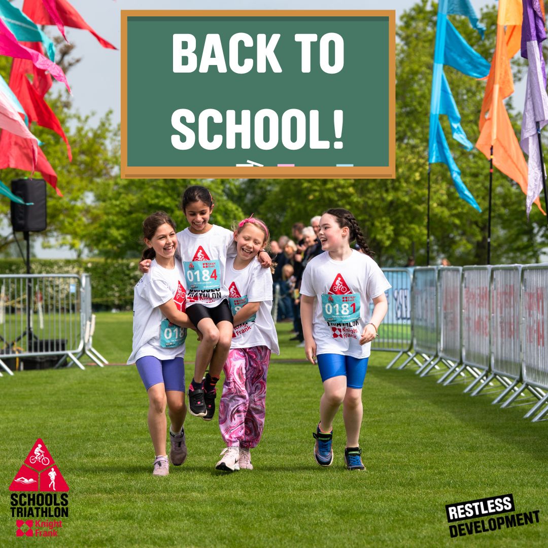 Back to School! Good luck to everyone returning to school this week. We are also one week closer to the Schools Triathlon 2024!

#backtoschool #schoolstriathlon