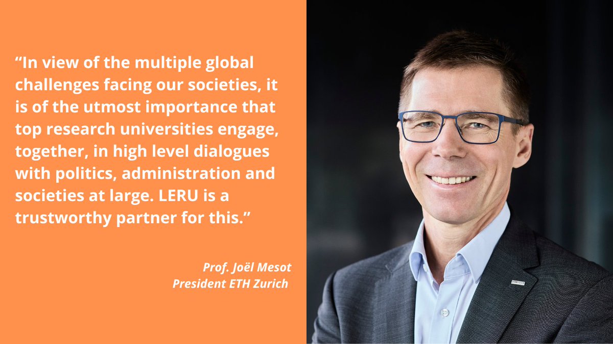 💬 Prof @Joel_Mesot, President of new LERU member @ETH Zurich, reflects on the importance of international collaboration, including the #LERU network, and on the challenging Swiss-EU relationship. Read the interview 👉 leru.org/news/restoring…