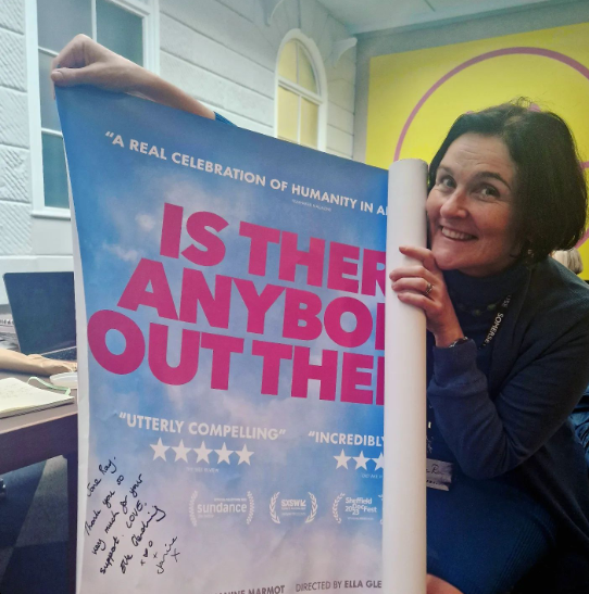 CatflapMedia's tweet photo. Huge congratulations to @Ella_Bee_G on #IsThereAnybodyOutThere?  being longlisted for the BAFTA Award for Outstanding Debut by a British Writer, Director or Producer. @chookyray is delighted! https://t.co/phLGLMReF1