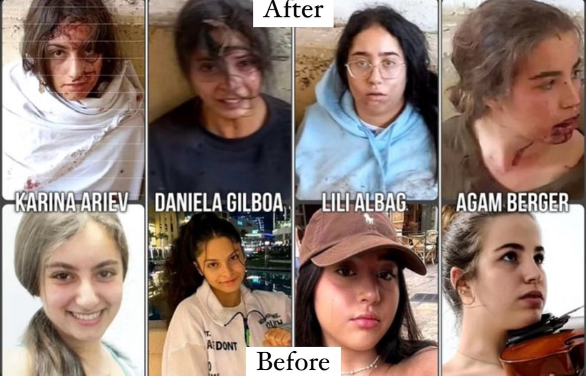 GabyLob's tweet photo. Hamás ha publicado fotografías de 4 adolescentes tomados como rehenes el 7 de octubre. https://t.co/rCZFABH8QV