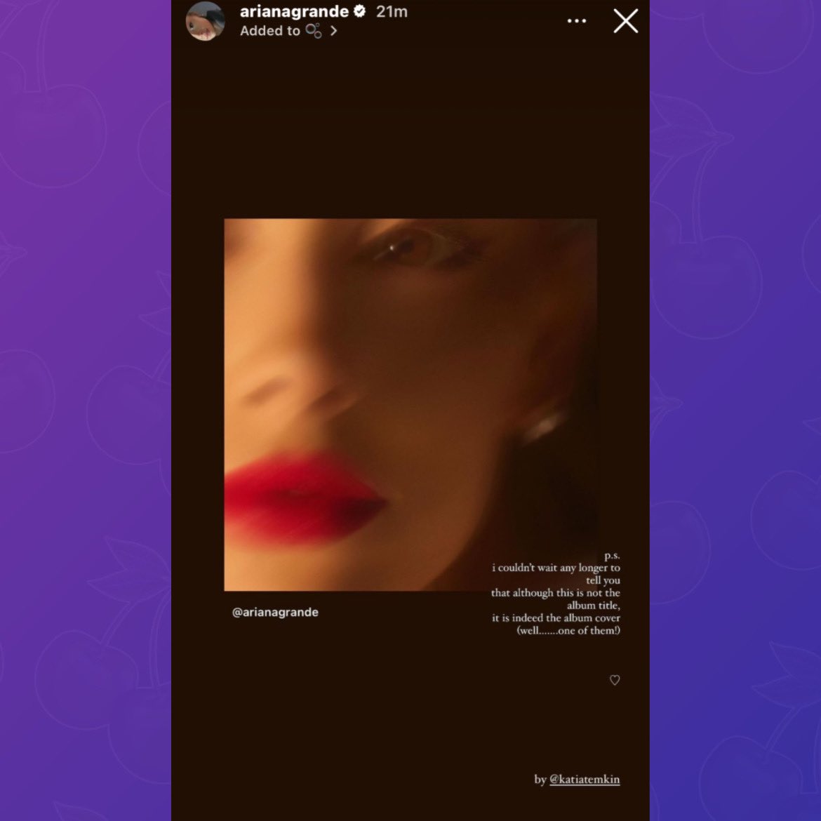 PopBase's tweet photo. Ariana Grande confirms that the “yes, and?” single cover also acts as one of the multiple covers for her upcoming album.

“although this is not the album title, it is indeed the album cover (well…… one of them!)” https://t.co/xCilruQoBi